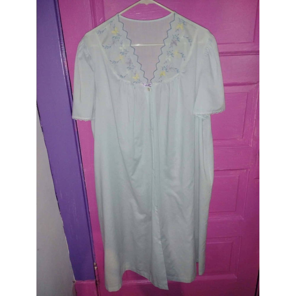 Vintage Women's Lorraine House Dress Robe Nightgown Grannycore Cottage Core 2XL